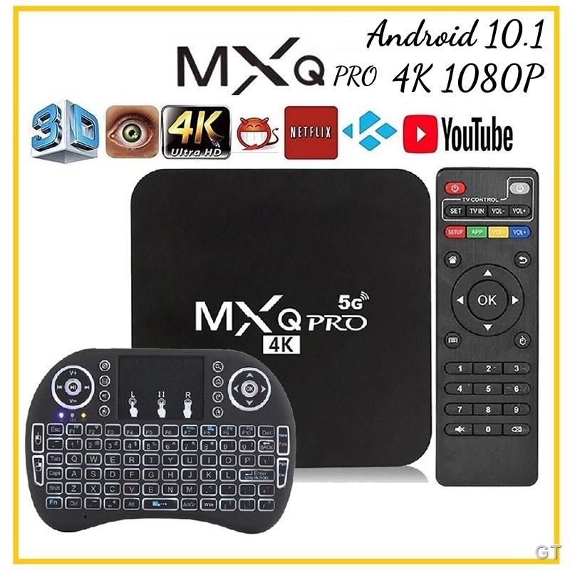 Đầu tv box mxq pro 4k 5g Thông Minh ChấT LượNg Cao KèM Phụ KiệN