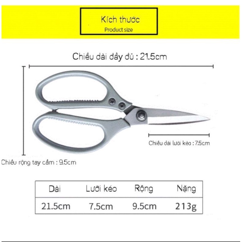 Kéo nhật cắt gà, làm bếp đa năng sk5