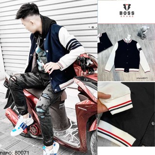 Áo khoác bomber varsity Thom browne, áo khoác Thom browne,form rộng cao cấp,áo khoác nam nữ, trend 2022