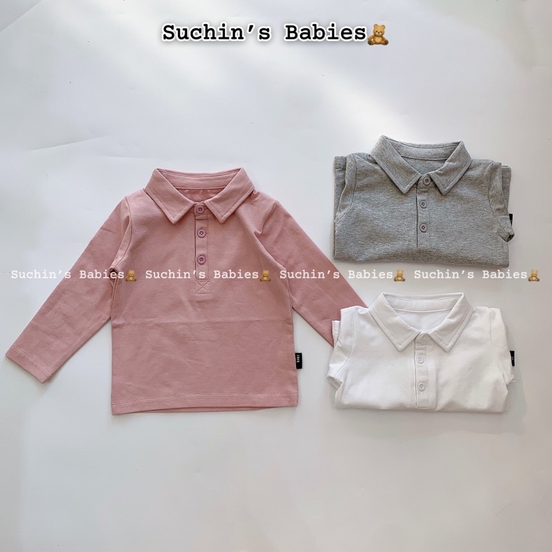 Polo dài tay cho bé Suchin
