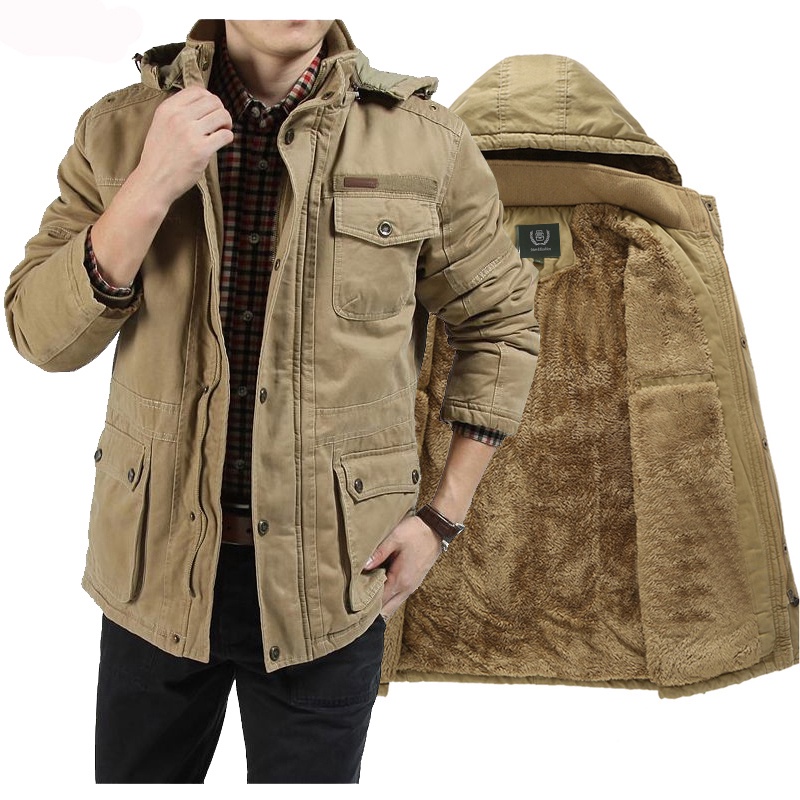 Hàng Có Sẵn|Áo Khoác Đệm Cotton Len Lông Cừu Dày Dặn Giữ Ấm Mùa Đông Phiên Bản Hàn Quốc Cho Jeep Chariot