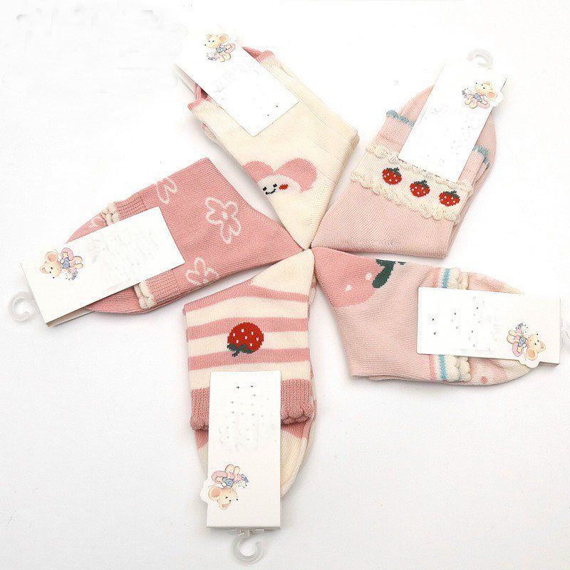 Set 5 đôi tất cho bé trai bé gái loại dày vừa