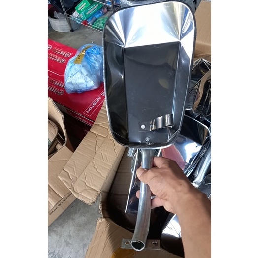 Chụp chao bóng đèn điện ngoài trời inox