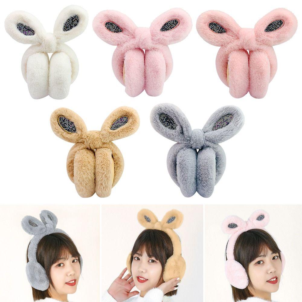 Bông Chụp Tai Thỏ Giữ Ấm Mềm Mại 1 Cái Cho Nam &amp; Nữ