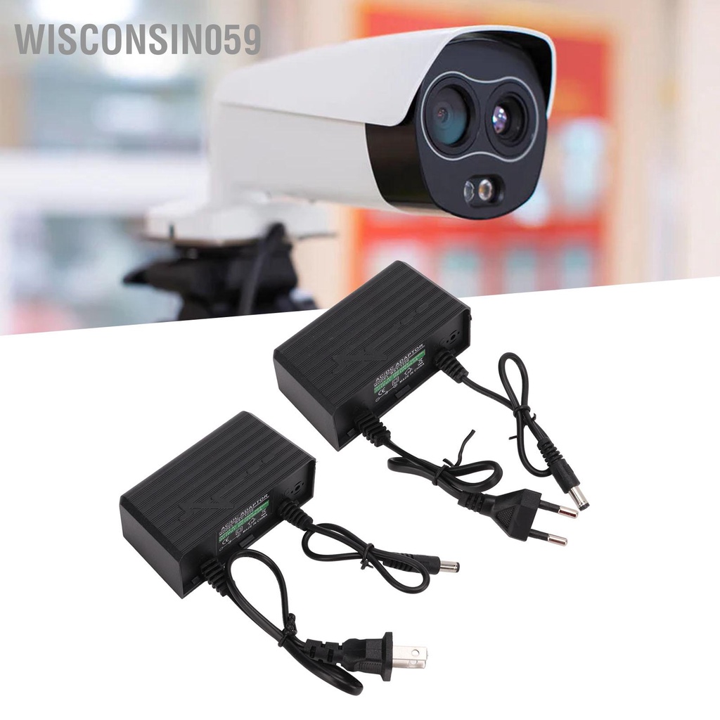 [Hàng Sẵn] Nguồn điện 12V 2A Bảo vệ chống sét không thấm nước ngoài trời AC100‑240V cho màn hình 【Wisconsin059】