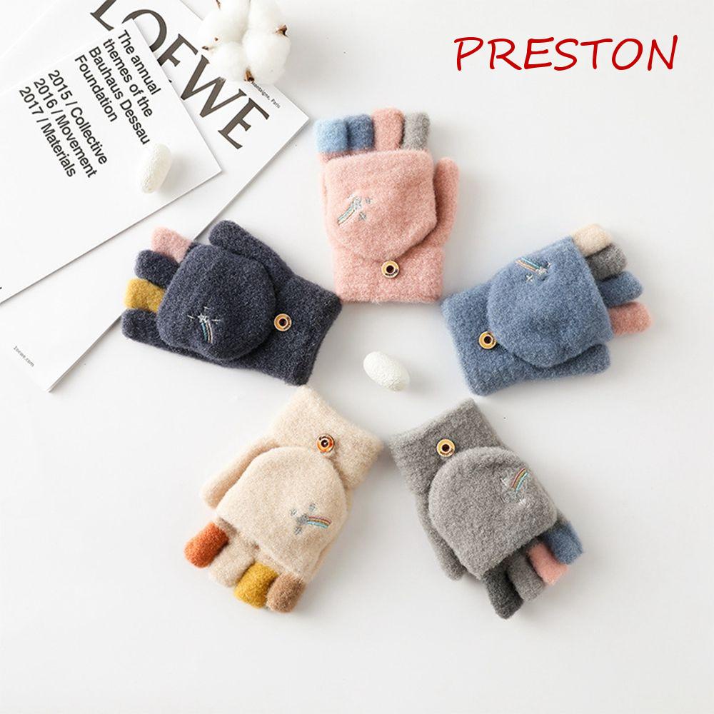 Găng Tay Hở Ngón Vải Nhung Mềm Mại Co Giãn Thời Trang Thu Đông Cho Nữ