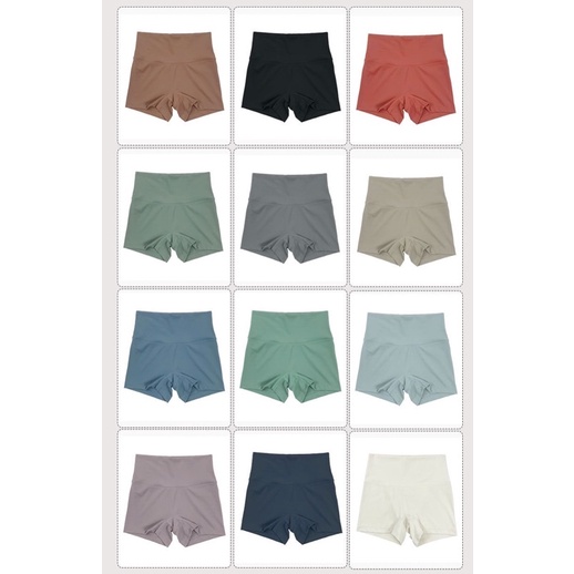Quần short,quần đùi thể thao nữ lưng cao chất poly cao cấp