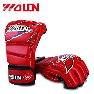 Găng Võ Thuật MMA - Kickboxing - MuayThai hãng  WOLON ĐỎ