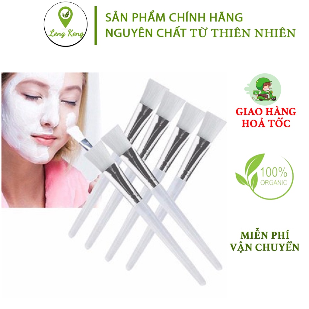 Cọ Quét Mặt Nạ, Cọ Silicon Cao Cấp, Chén Nhựa Trộn, Que Trộn Kem