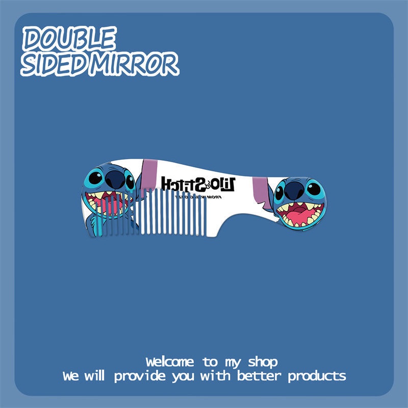 Lược Chải Tóc Mini Chống Tĩnh Điện Thiết Kế Hình Gấu Dâu Tây Dễ Thương