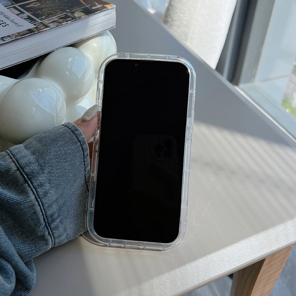 Ốp Điện Thoại Trong Suốt Sáng Tạo Cho iPhone14 13Pro Max 11 14pro 12-III