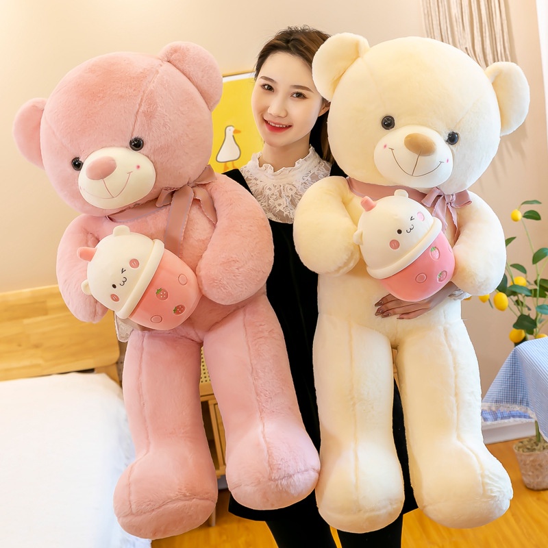 Bololo Thú Nhồi Bông Hình Gấu Teddy Xinh Xắn Sáng Tạo