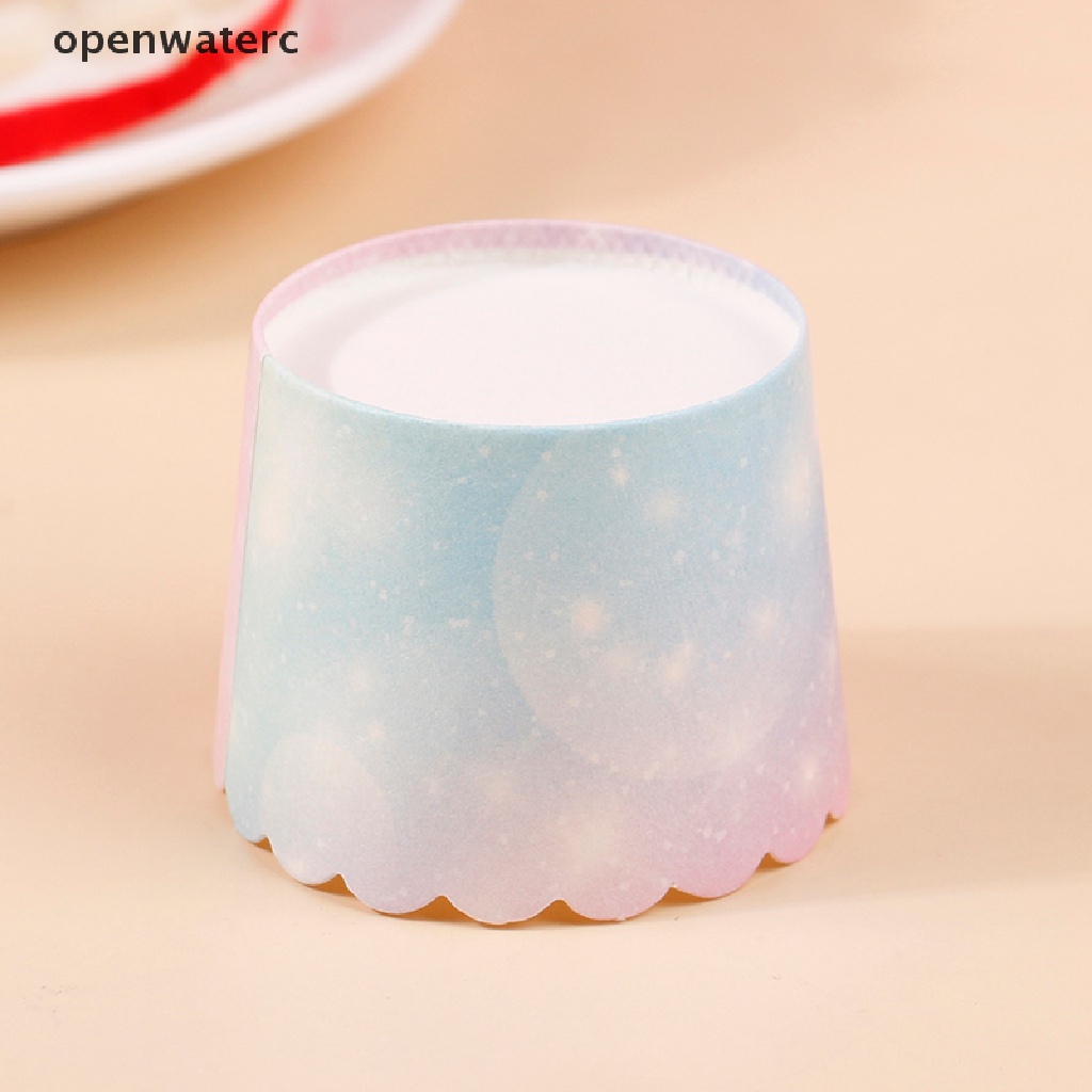 Set 50 Cốc Giấy Làm Bánh Cupcake Màu Gradient