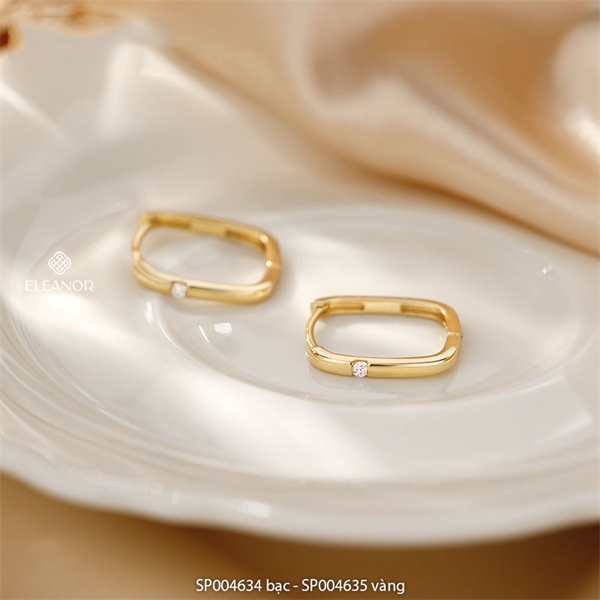 Bông tai nữ Eleanor Accessories phụ kiện trang sức basic Hàn Quốc dễ thương
