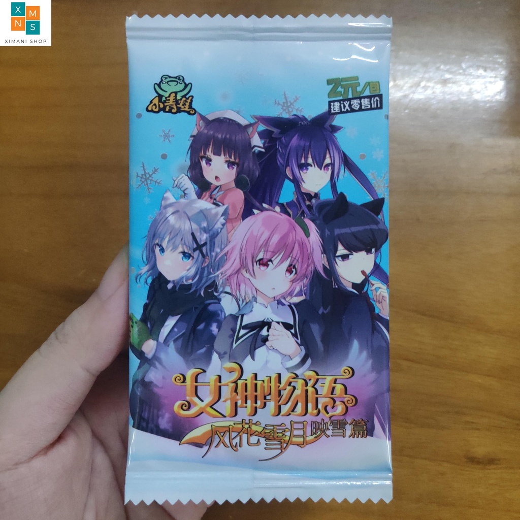 7 Mẫu Set 5 Ảnh Thẻ Nhân Phẩm Waifu Pack Card In Hình Nhân Vật Nữ Anime Girl Chibi