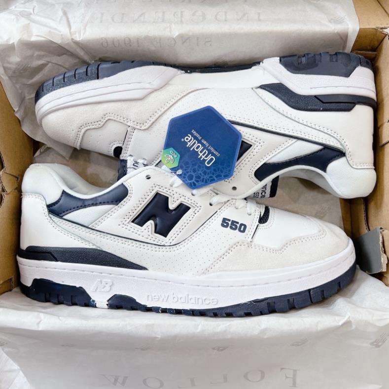 Giày Thể Thao NB 550 Đen Trắng, Giầy Sneaker New Balance 550 White Black Cực Phong Cách Hàng Xịn FullBox