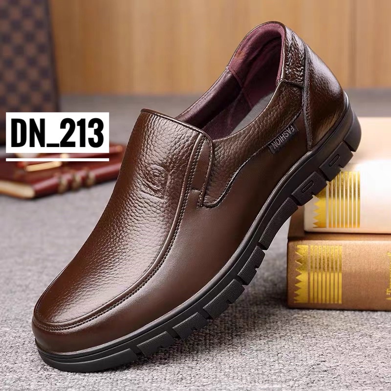 Giày lười nam da bò G214