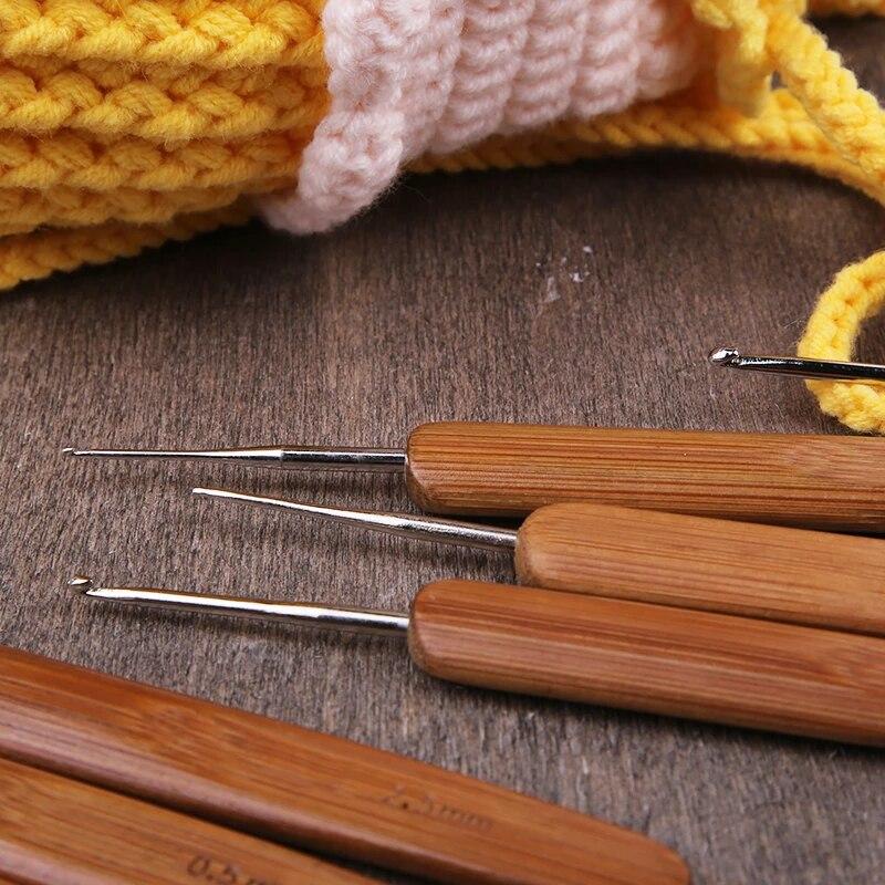 Kim Móc Len Cán Gỗ Thân Thiện Môi Trường - Size Lẻ 1.0mm đến 6.0mm