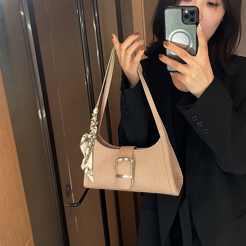 Jianneng Túi Xách Kẹp Nách / Đeo Vai Cỡ Nhỏ Đa Năng Thời Trang Kiểu Pháp Cho Nữ