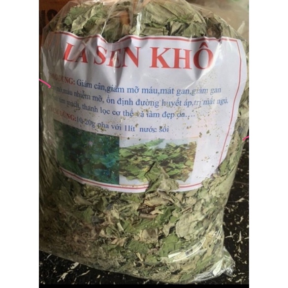 500Gr LÁ SEN KHÔ GIẢM CÂN, TIÊU MỠ CỰC TỐT