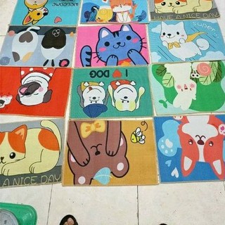 Thảm chùi chân 3d hình thú