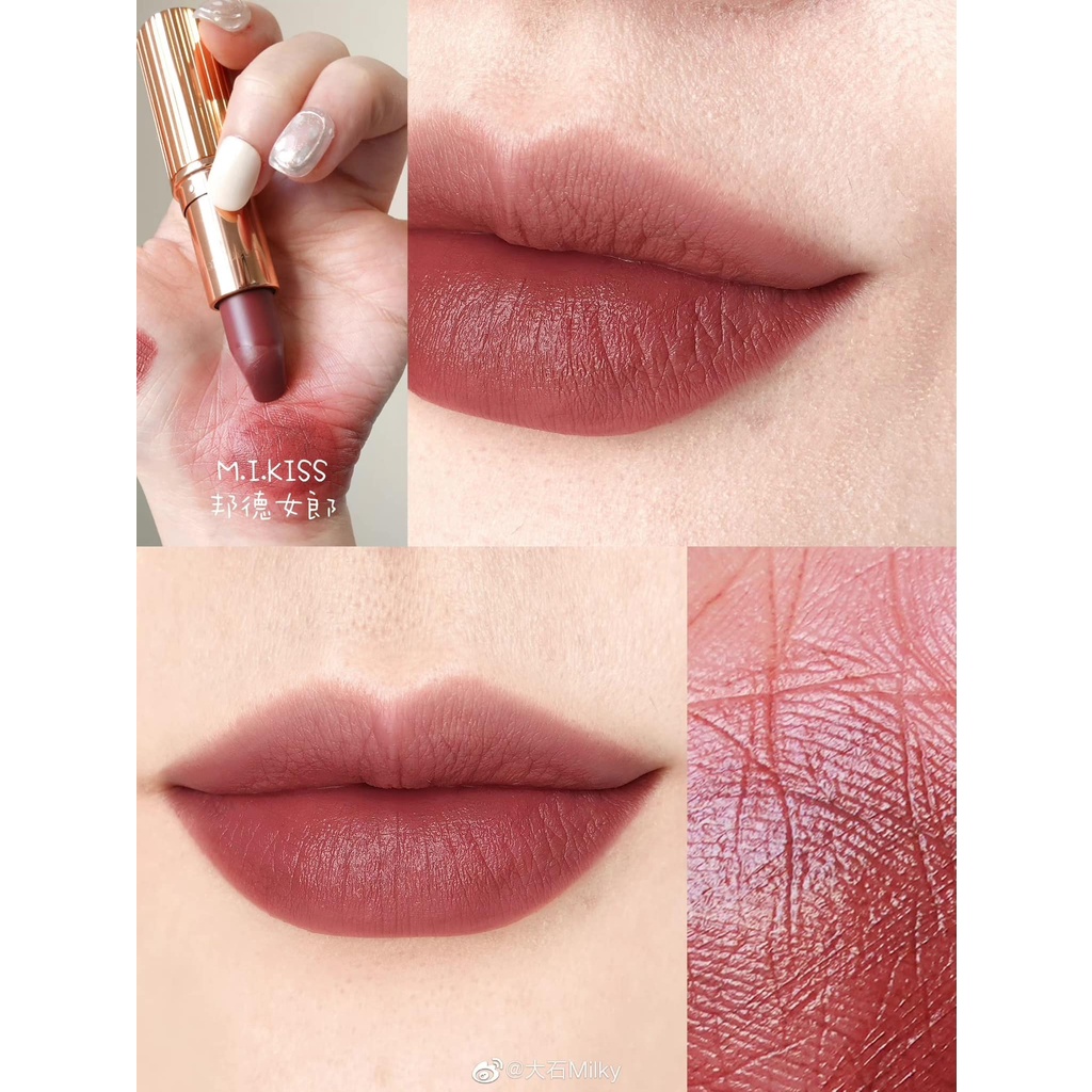 Son Charlotte Tilbury màu The Queen, MI KISS, Carina's Love