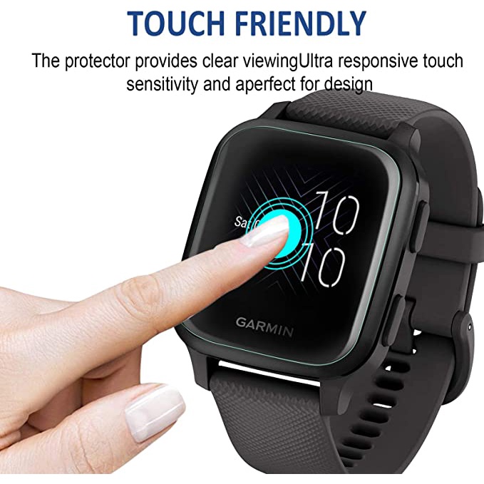 Miếng dán bảo vệ màn hình JANSIN dành cho đồng hồ Garmin Venu SQ 2 Music tùy chọn số lượng