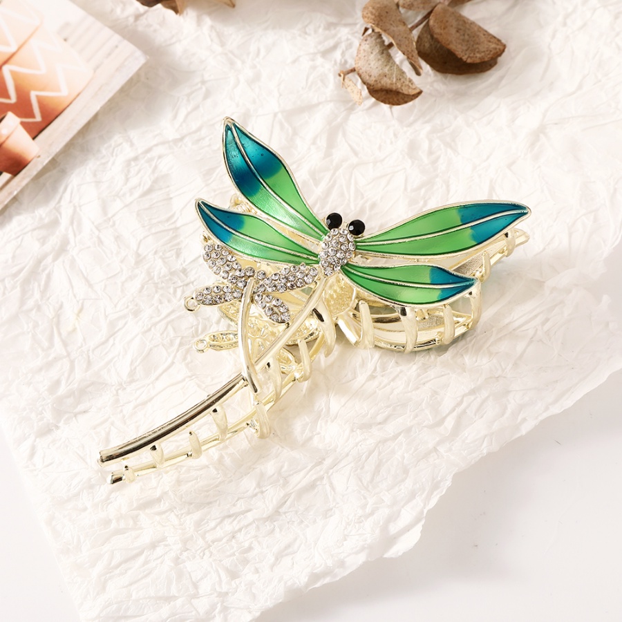 Kẹp Tóc Hình Chuồn Chuồn Đính Đá Thời Trang