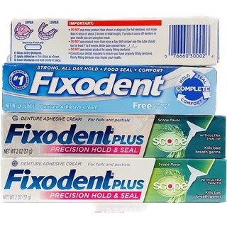 Keo dán hàm răng giả Fixodent Plus/Ultra Scope 57g Mỹ