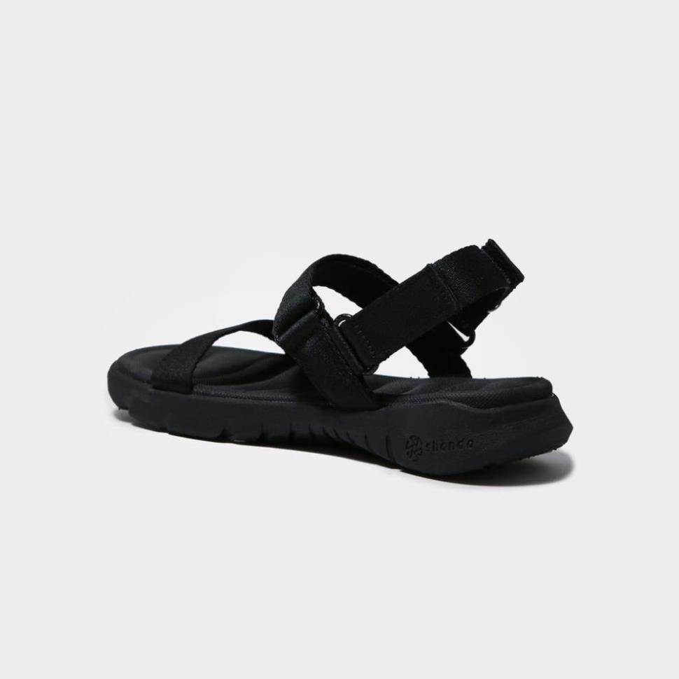 SHAT | Giày Sandal Màu Đen Shat Shondo F6S301 V&^ _