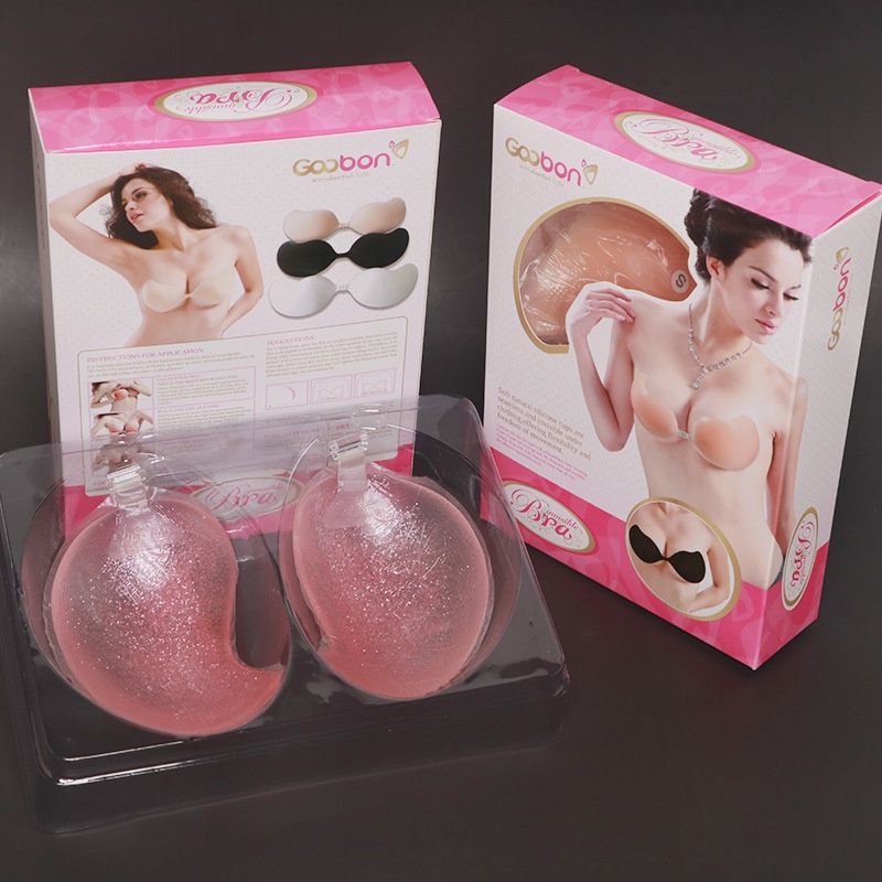 Miếng Dán Ngực Silicon Hình Quả Xoài Cài Trước Tạo Khe DAN L&amp;U 1228