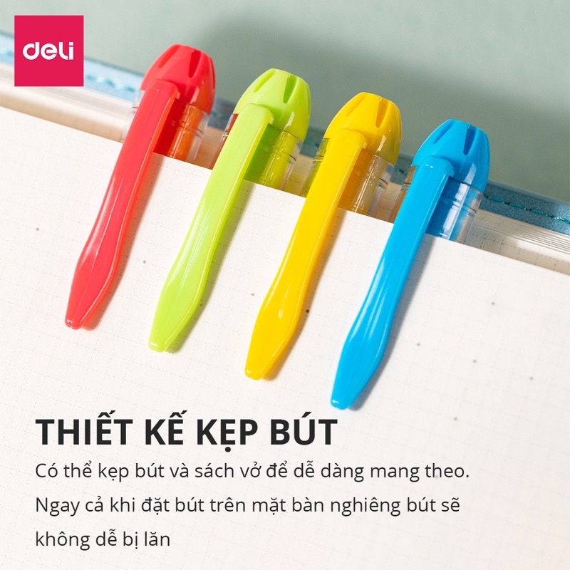 Bút Máy Deli Super Wings CQ894 Ngòi Kim Tinh - 1 Cây