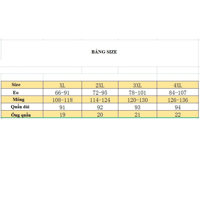 S786126 Quần tây dài nữ chất co giãn lưng thun big size hàng nhập