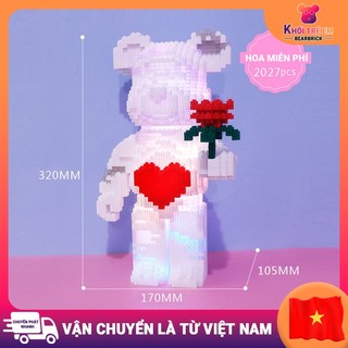Bộ đồ chơi xếp hình gấu violent độc đáo
