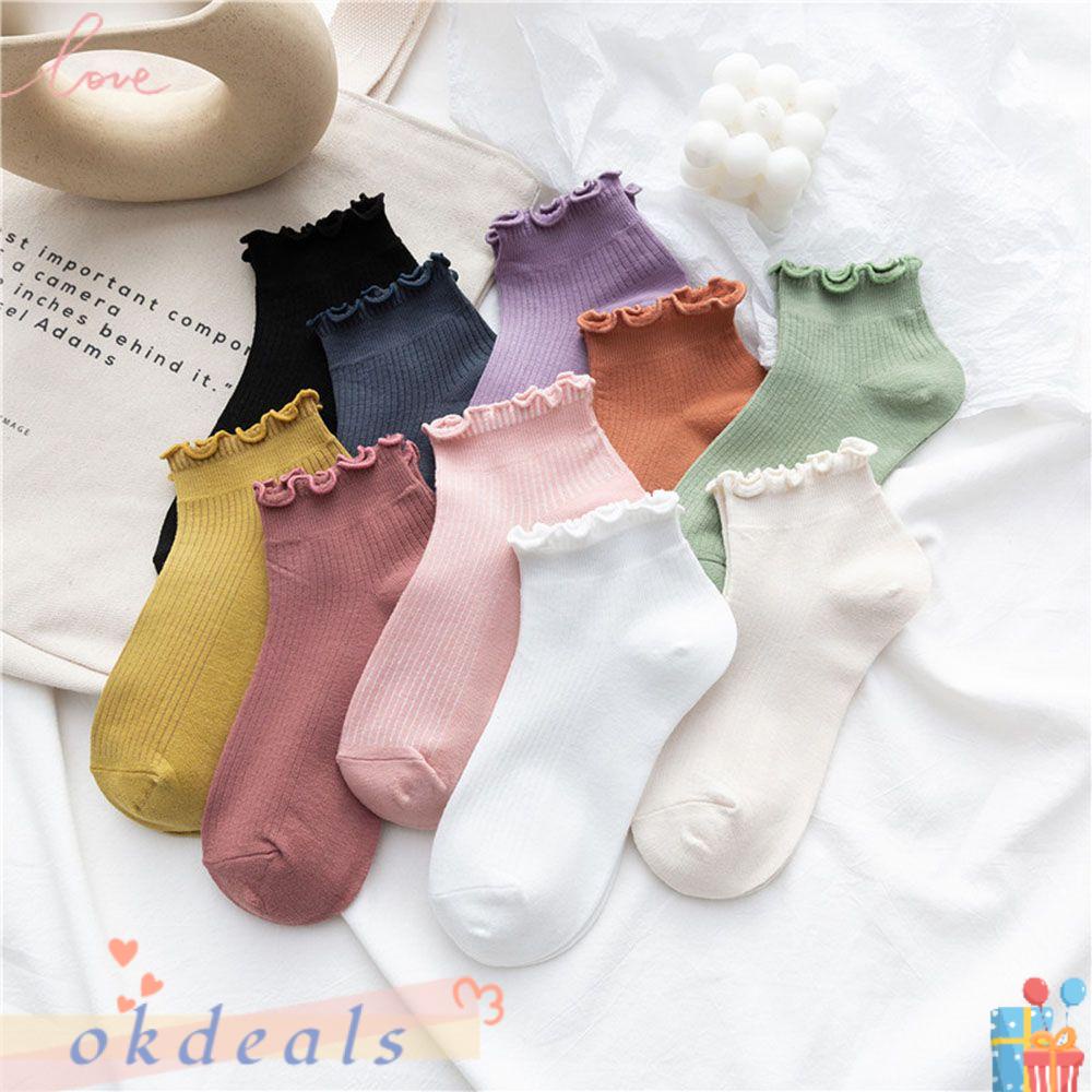 Đôi Vớ Thuyền Bằng Vải Cotton Thoáng Khí Thời Trang Xuân Hè Cho Nữ