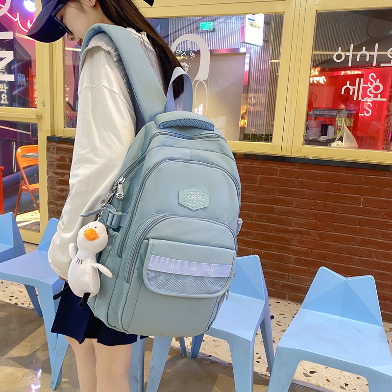 Balo Prettyzys 2022 sức chứa lớn 15.6" dành cho nữ tuổi teen đi học thời trang Hàn Quốc