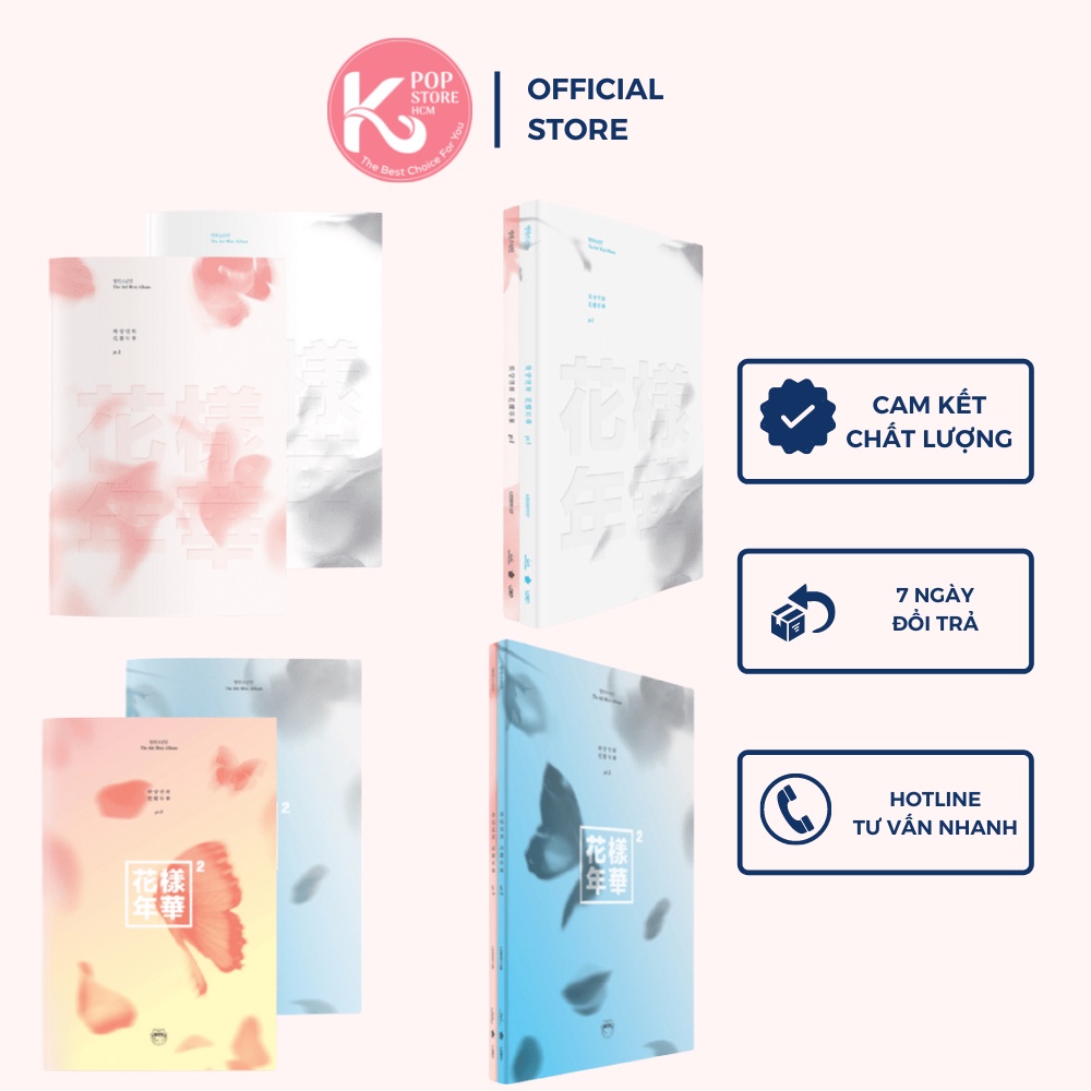 Album BTS HYYH Dạng Niên Hoa nguyên seal chính hãng