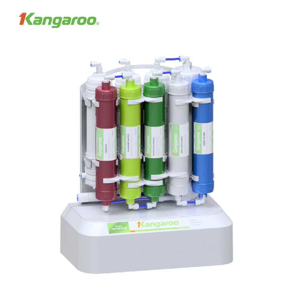Máy lọc nước RO 9 cấp lọc Kangaroo KGRP88 - không vỏ tủ