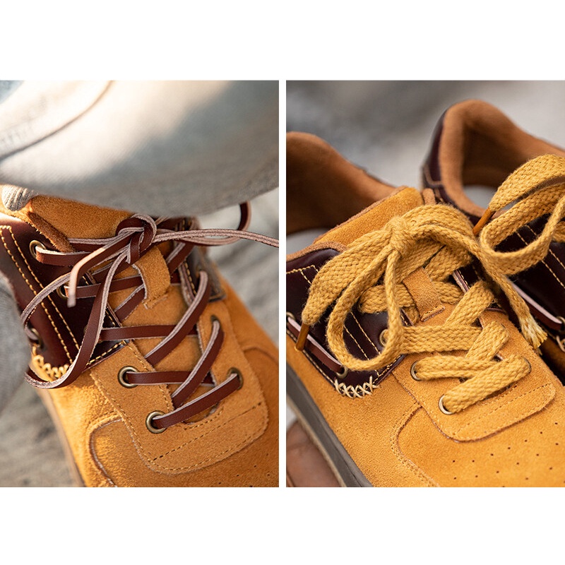 Giày thể thao MADEN đế xuồng màu sắc retro đường phố thời trang mùa thu 2022 cho nam