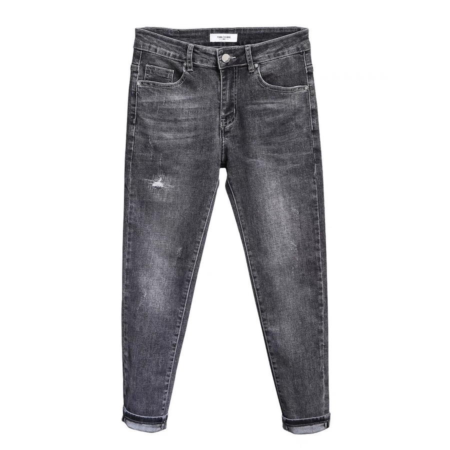 Quần Jean Nam xám rách, chất bò co giãn mẫu mới trẻ trung hot 2022 Muradfashion NT305