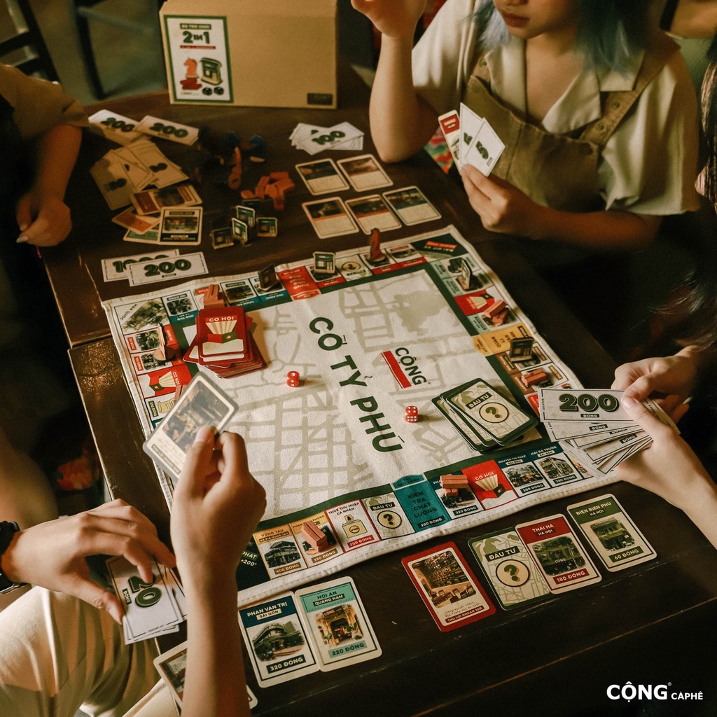 Cờ cá ngựa và cờ tỷ phú, Cộng Board game Bộ Trò chơi phiên bản đặc biệt kỷ niệm 15 năm sinh nhật Cộng Cà phê