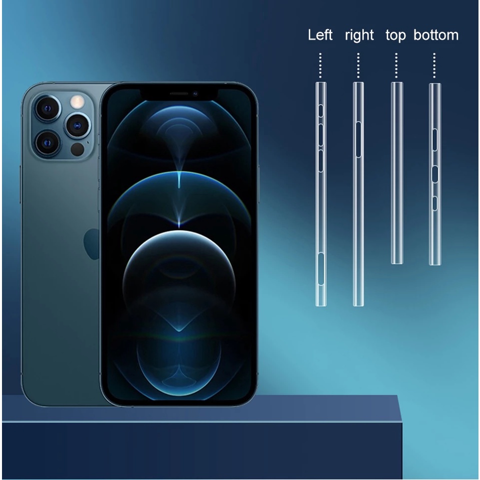 1 Bộ Phim Dán Khung Mặt Nhám Trong Suốt Chống Trầy Cho iPhone 14 14 Plus Pro Max