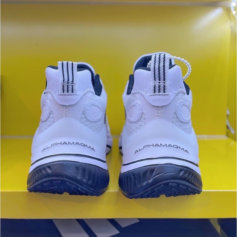 Giày thể thao sneaker alphamagma trắng sọc đen 2022