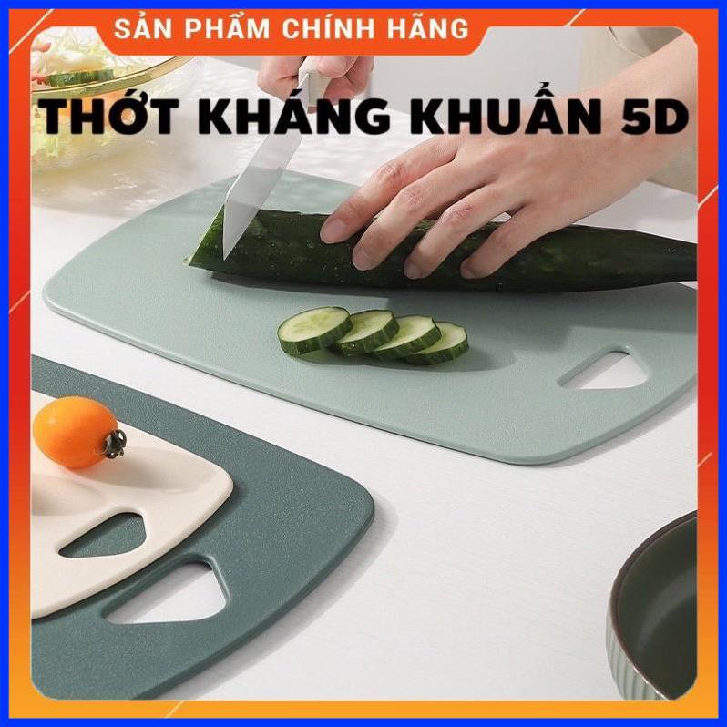 Sét 3 thớt kháng khuẩn chống nấm mốc vi khuẩn có hại, thớt nhựa dụng cụ nhà bếp