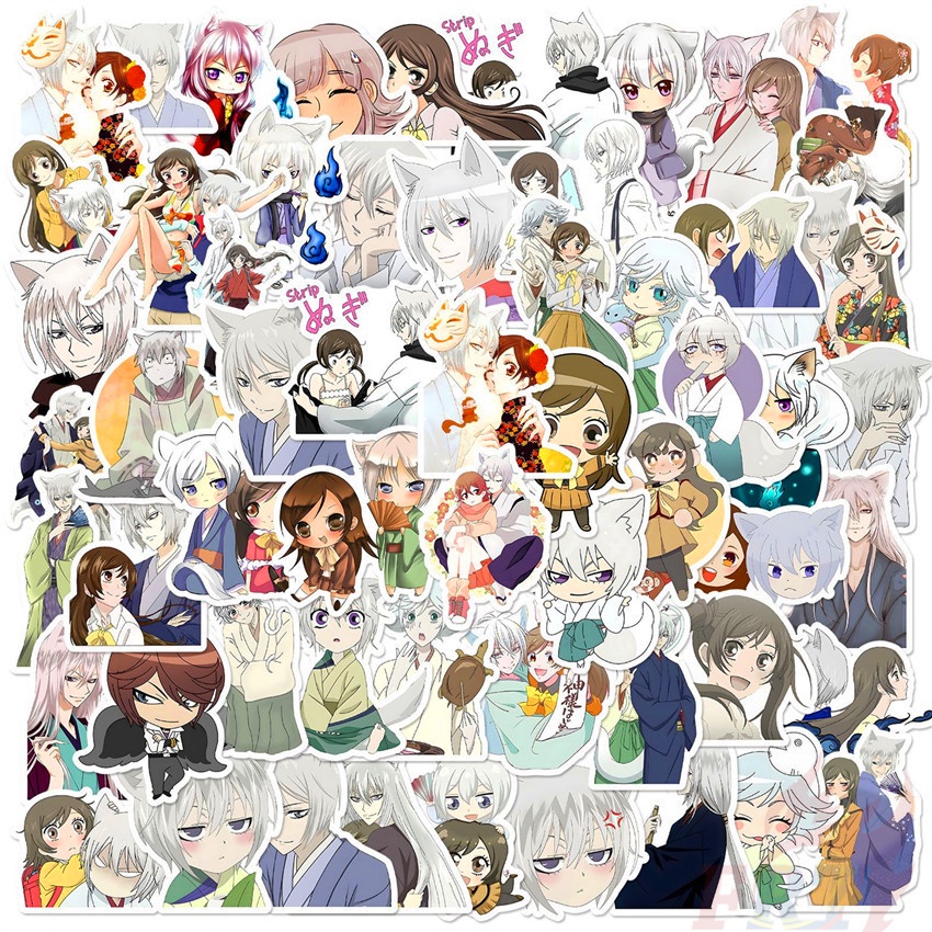 Bộ 100 Cái ❉ Nhãn Dán Kamisama Love Series A Kamisama Kiss ❉ Sticker Dán Tường Chống Thấm Nước Họa Tiết Doodle Hợp Thời Trang