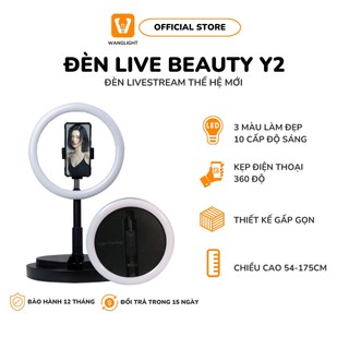 Đèn Livestream thế hệ mới, Đèn Makup, 3 nhiệt độ màu mịn da, 10 cấp độ sáng, Bảo hành 12 tháng