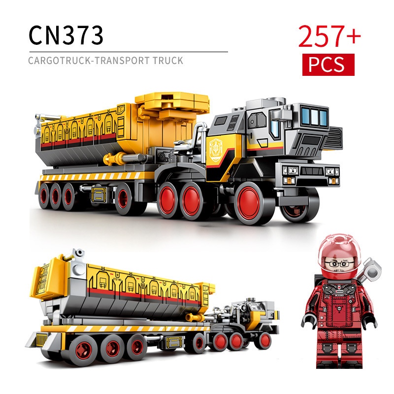 Đồ chơi lego lắp ráp mô hình SEMBO 1007001, xe công trình, tàu vũ trụ