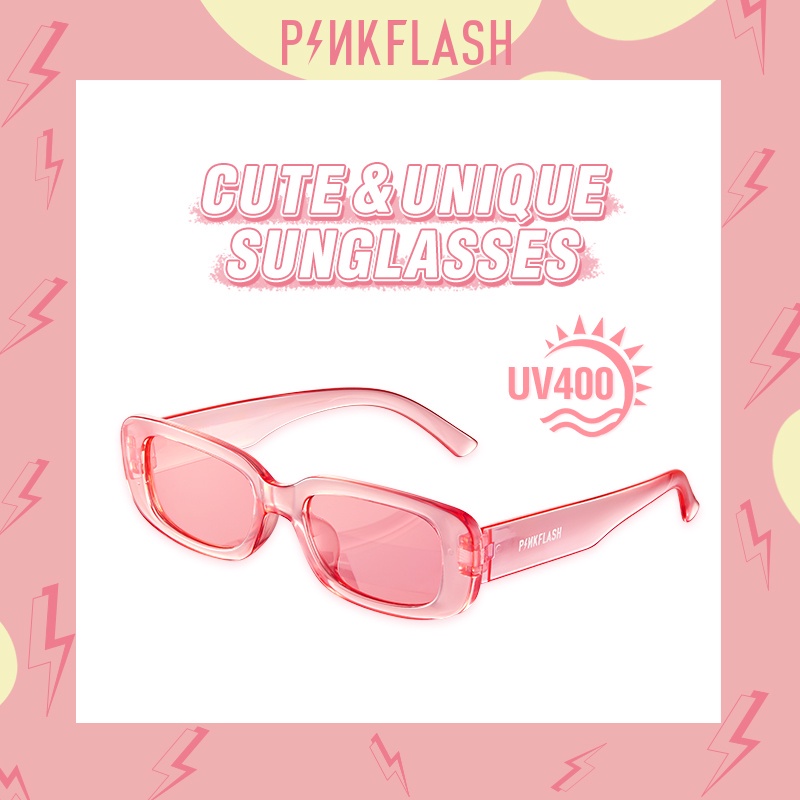 Màu Hồng Phấn #Kính Mát Chống Tia UV Kiểu Dáng Thời Trang