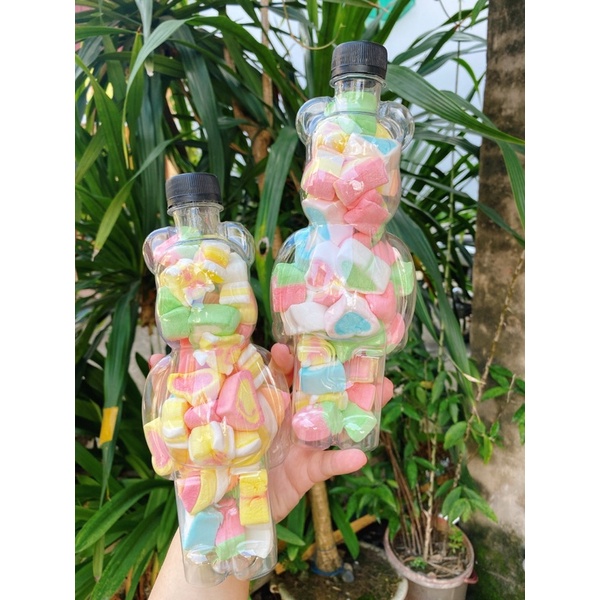 Kẹo bông chai gấu [giá sale]