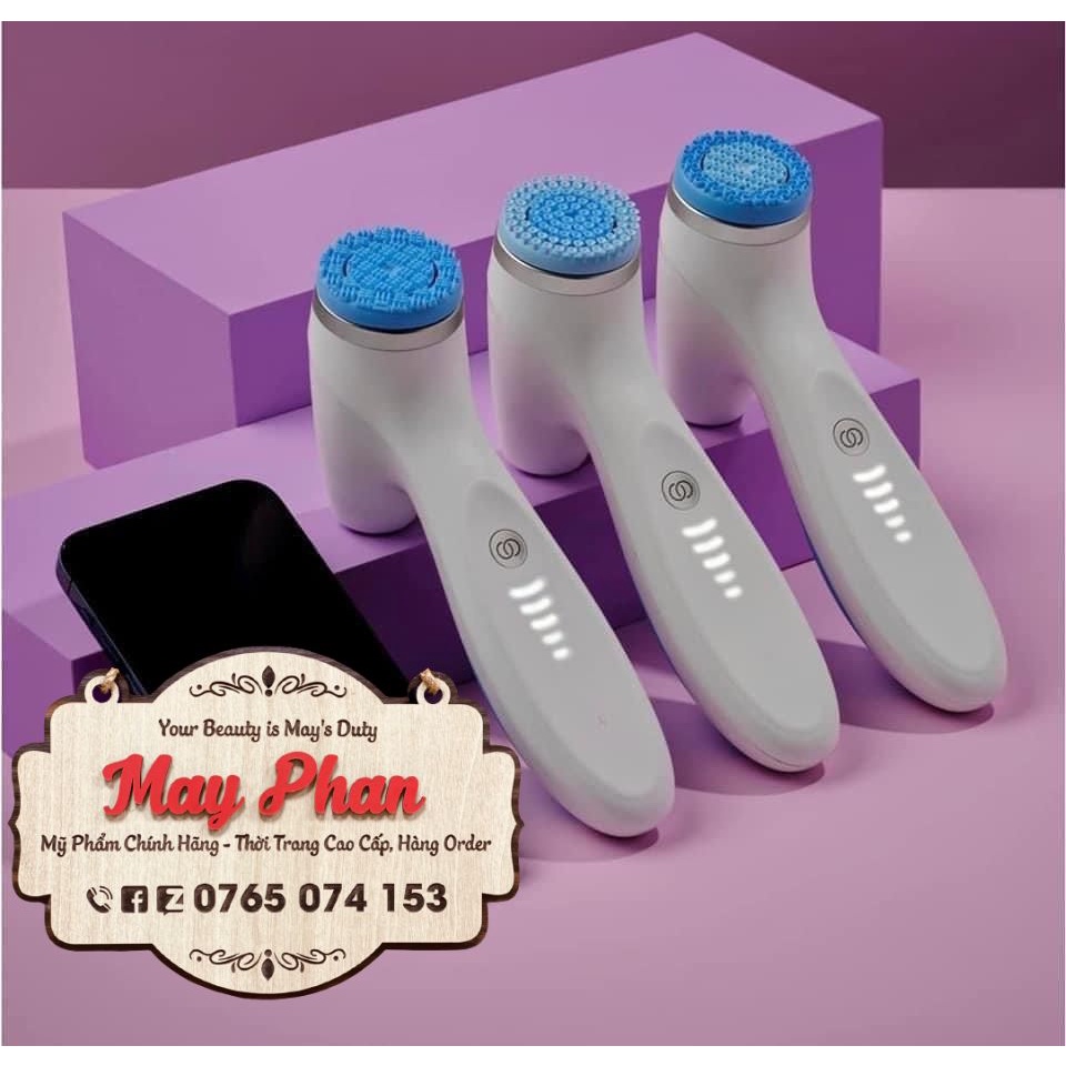 Máy Rửa Mặt Lumispa Nuskin + Sữa rửa mặt BẢO HÀNH 2 NĂM